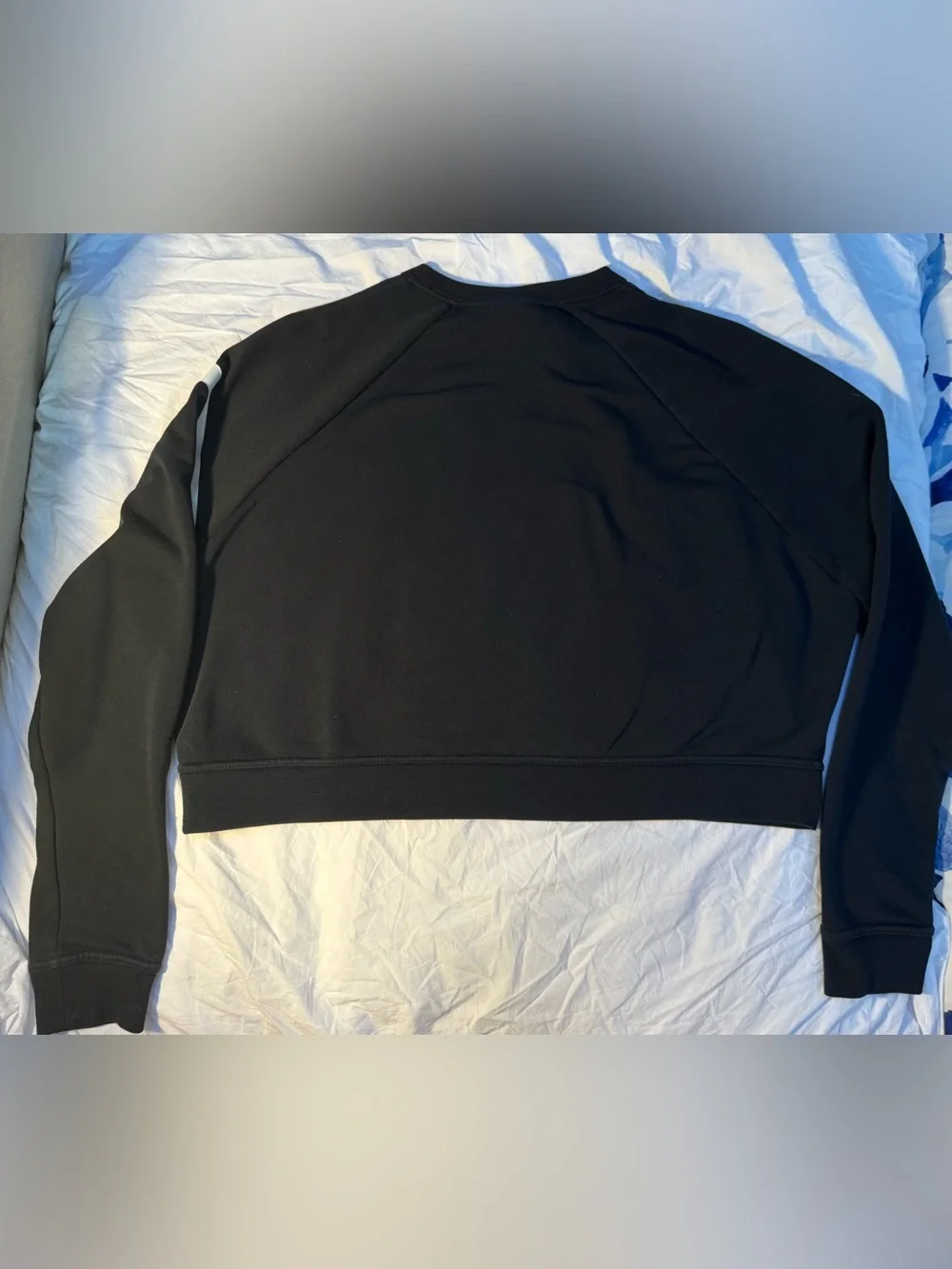 Nike Black Crewneck Sweatshirt with White Swoosh - Women's - Picture 4 of 8